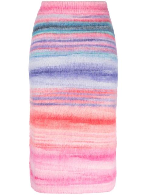 Missoni slub brushed knitted skirt - Pink - zdjęcie produktu nr 1
