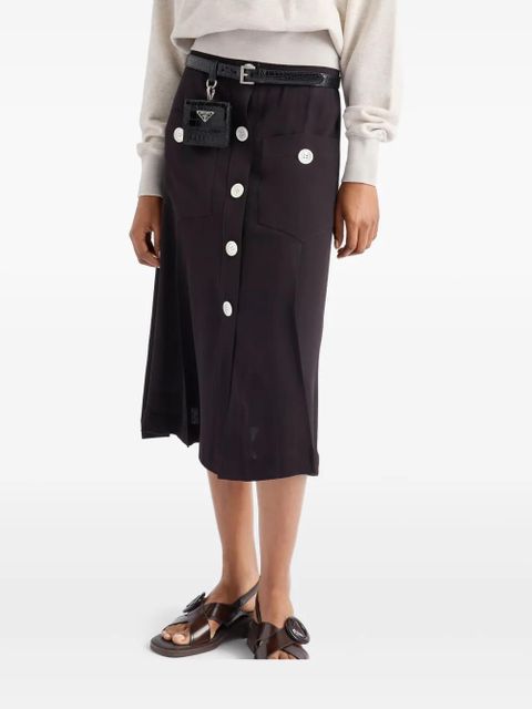 Prada satin skirt - Black