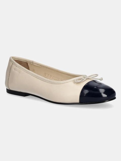 Gant baleriny skórzane Chadii kolor beżowy 30511856.G692 - zdjęcie produktu nr 1