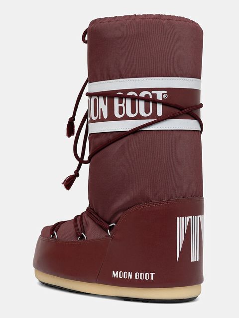 Moon Boot śniegowce MB ICON NYLON kolor czerwony 80D1400440 D013