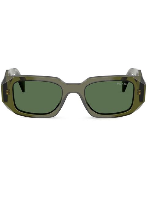 Prada Eyewear rectangle-frame sunglasses - Green - zdjęcie produktu nr 1