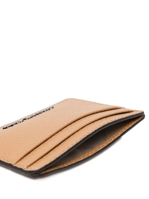 Michael Kors leather card holder - Neutrals