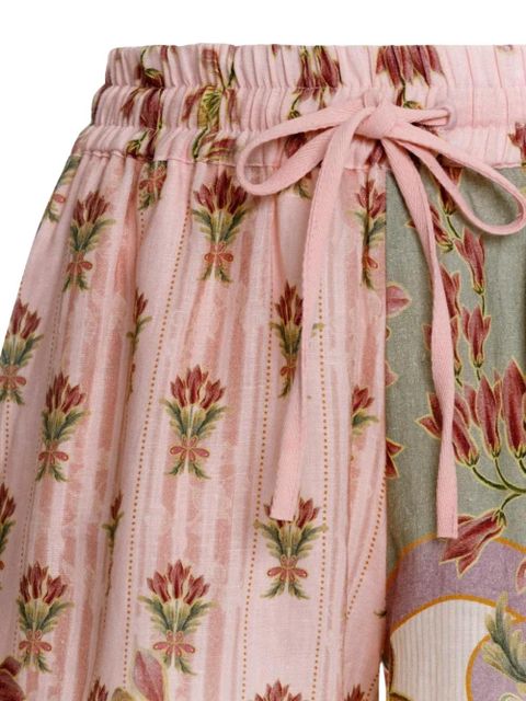 Agua By Agua Bendita Renata floral-pattern shorts - Pink