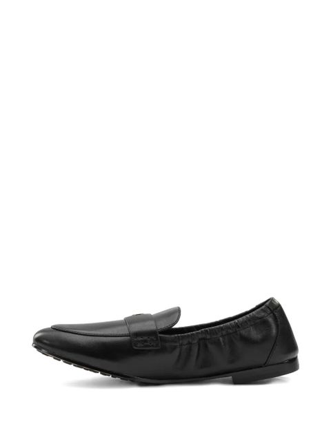 Tory Burch gathered detail loafers - Black