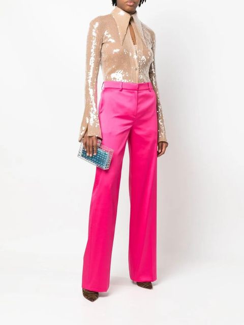 Magda Butrym two-pocket flared tailored trousers - Pink - zdjęcie produktu nr 2