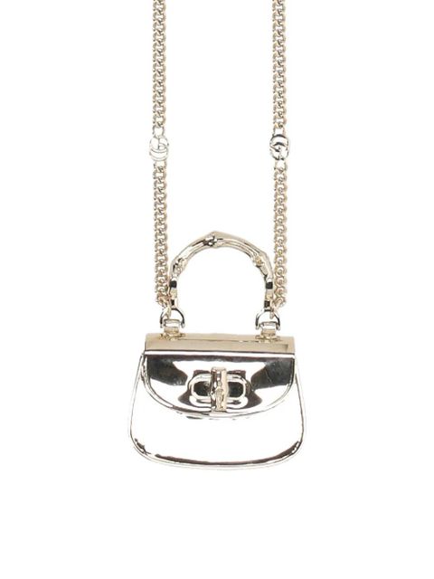 Gucci bag pendant chain necklace - Silver - zdjęcie produktu nr 2