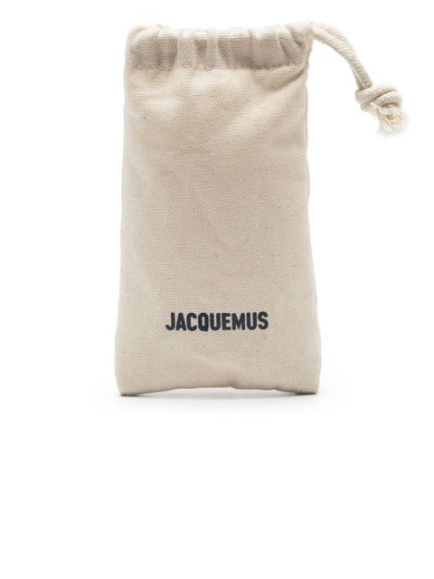 Jacquemus Les Lunettes oval-frame sunglasses - Yellow