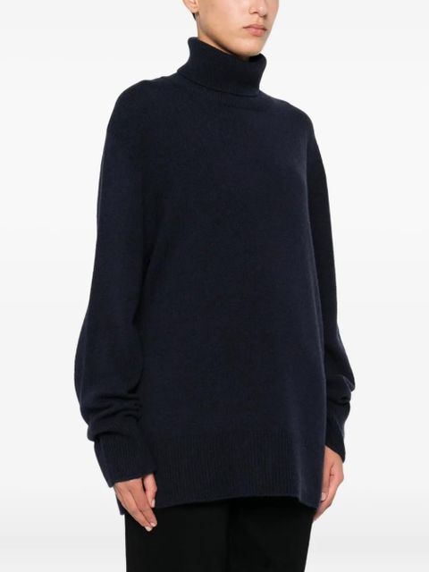The Row turtleneck cashmere sweater - Blue