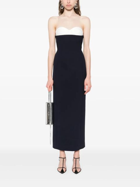 KHAITE Yael dress - Blue