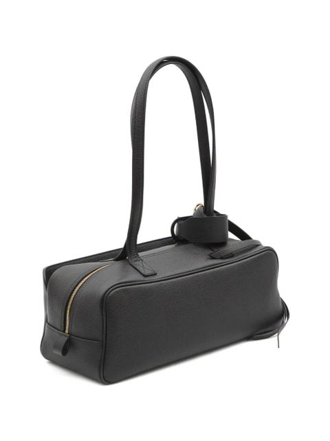 Balenciaga top-handle embossed bowling bag - Black