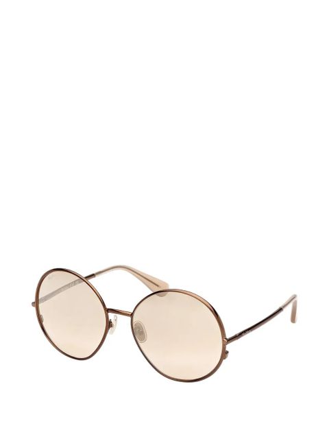 Max Mara Eyewear round-frame sunglasses - Brown - zdjęcie produktu nr 2