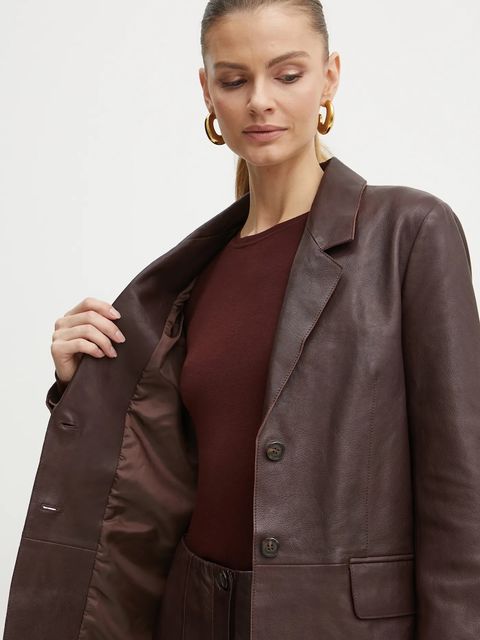 Forte Forte marynarka skórzana