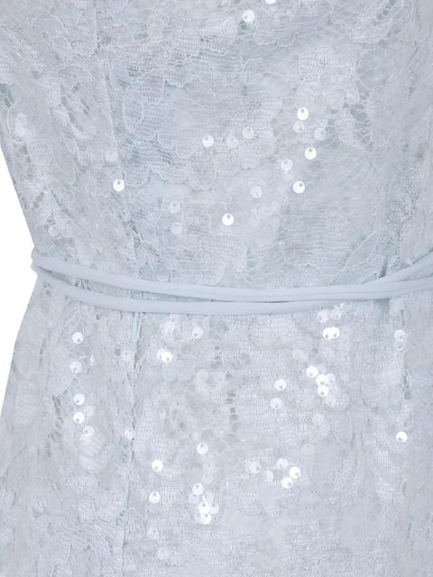 TWINSET lace sequin dress - Blue