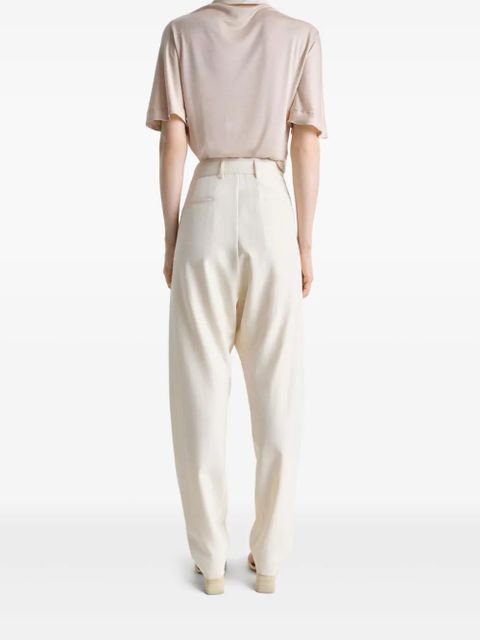 LEMAIRE pleated tailored pants - White - zdjęcie produktu nr 2