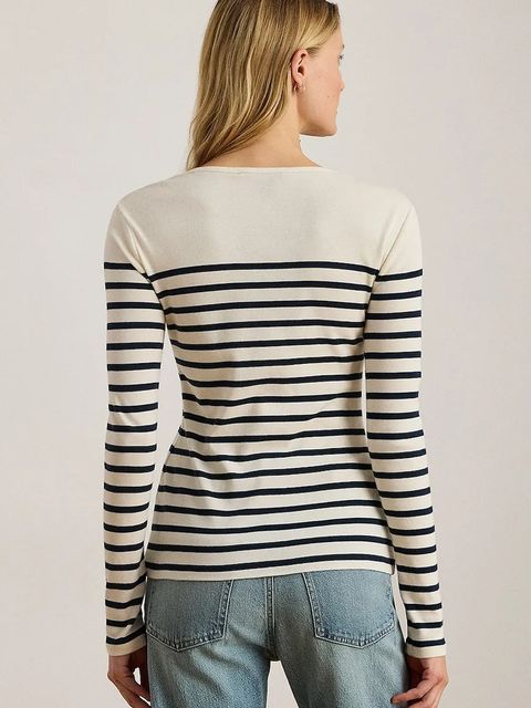 Lauren Ralph Lauren bluzka bawełniana - zdjęcie produktu nr 1