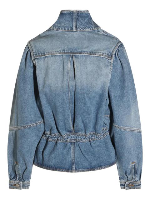 MARANT ÉTOILE stand-up collar cotton jacket - Blue - zdjęcie produktu nr 2