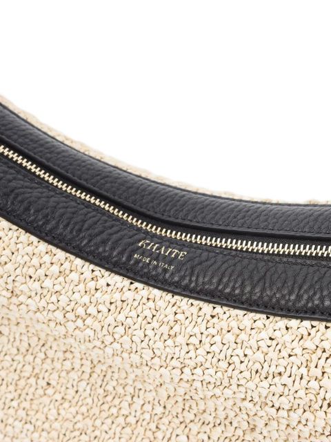 KHAITE Augustina crescent shoulder bag - Neutrals