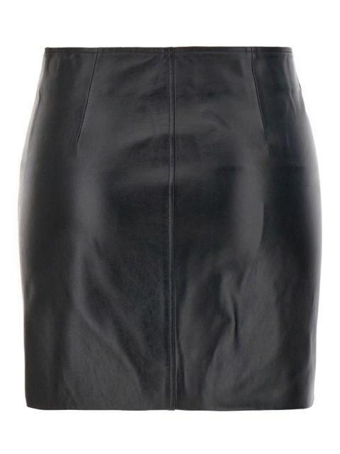 ISABEL MARANT Jeanne leather skirt - Black - zdjęcie produktu nr 2