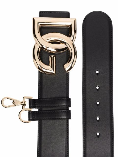 Dolce & Gabbana logo buckle belt - Black - zdjęcie produktu nr 2