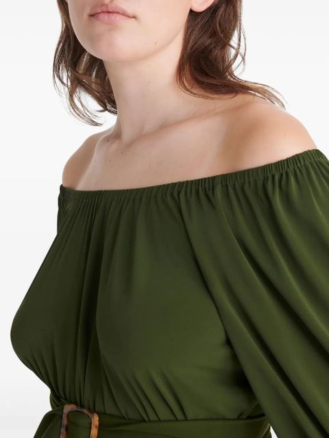 ERES Gabriella belted maxi dress - Green