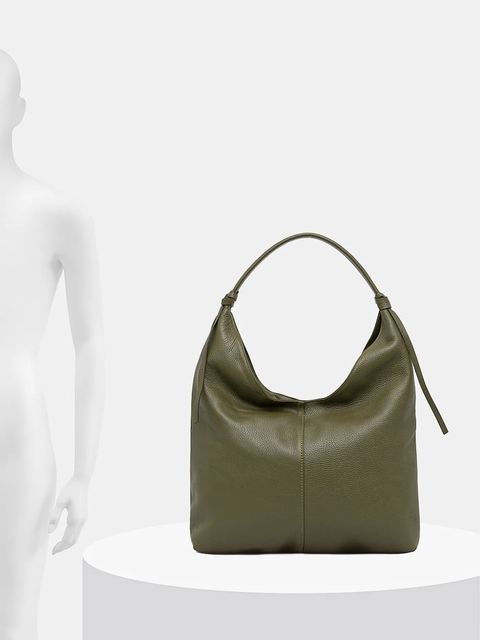 Answear.LAB torebka skórzana kolor zielony