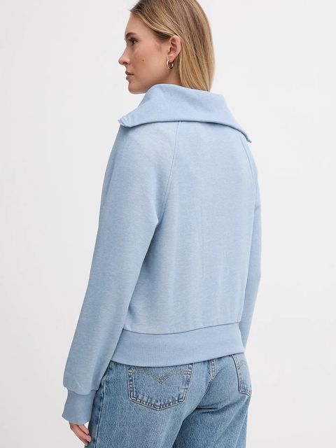 Tommy Hilfiger bluza damska kolor niebieski gładka WW0WW46632