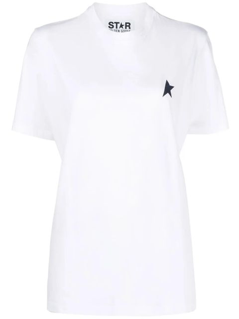 Golden Goose logo-print cotton T-Shirt - White - zdjęcie produktu nr 1