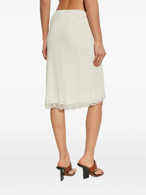 Róhe lace-trim midi skirt - Neutrals - zdjęcie produktu nr 2