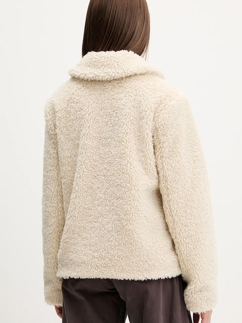 Hollister Co. kurtka kolor beżowy przejściowa KI344-5064-100