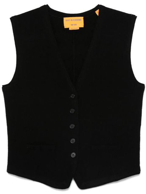 Guest In Residence tailored vest - Black - zdjęcie produktu nr 1