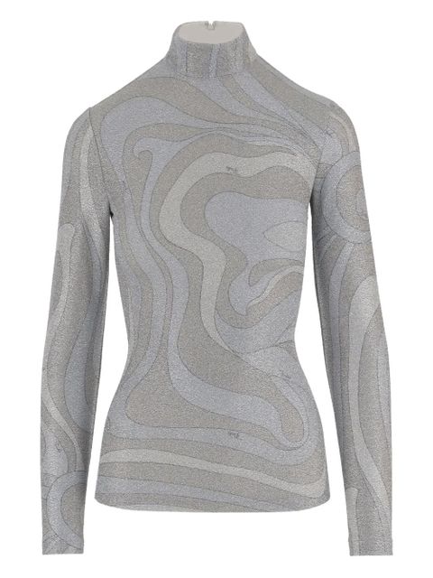 PUCCI patterned top - Grey - zdjęcie produktu nr 1