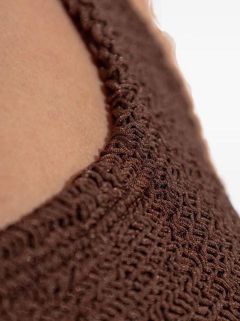 Hunza G Sandy crinkle swimsuit - Brown - zdjęcie produktu nr 2