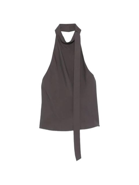 Alysi halterneck sleeveless top - Grey - zdjęcie produktu nr 1