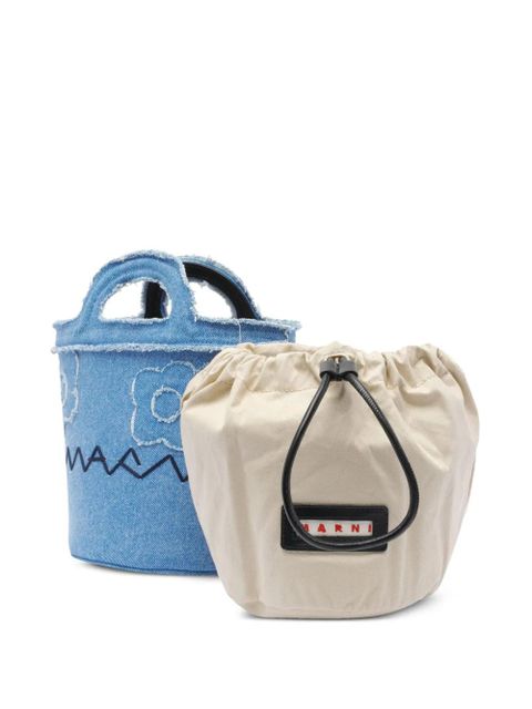 Marni denim tote bag - Blue - zdjęcie produktu nr 2