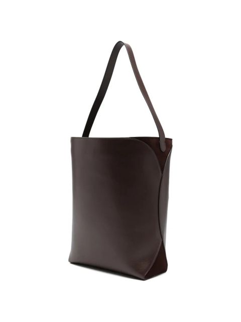 NEOUS Thea panelled shoulder bag - Brown