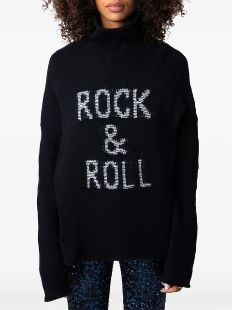 Zadig&Voltaire Alma Rock & Roll jumper - Blue