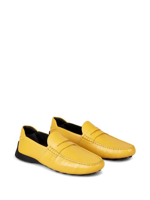 Tod's Automobili Lamborghini slip-on leather driving shoes - Yellow - zdjęcie produktu nr 2