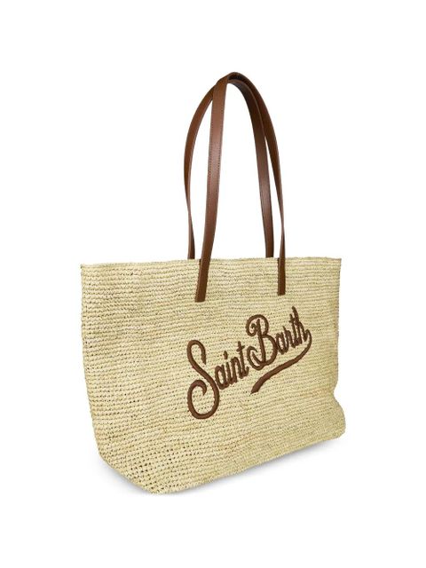 MC2 Saint Barth logo-embroidered tote bag - Neutrals
