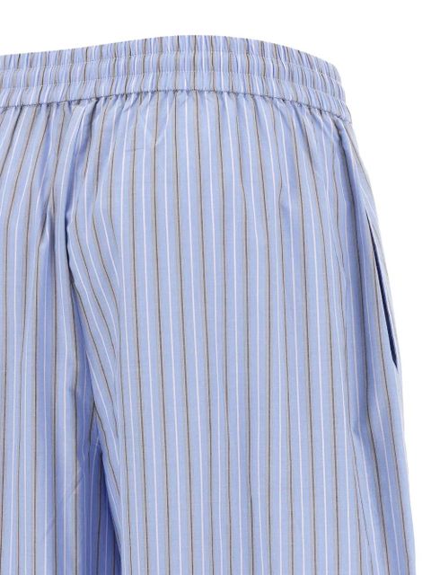 ROTATE BIRGER CHRISTENSEN striped-pattern tapered trousers - Blue