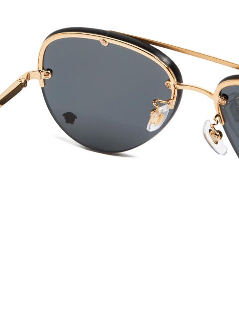 Versace Eyewear pilot-frame sunglasses - Black