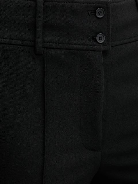 AllSaints spodnie ASTRA damskie kolor czarny proste high waist W042QD