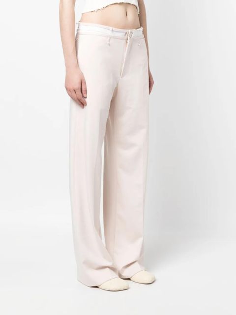MM6 Maison Margiela Deconstructed tailored trousers - Pink