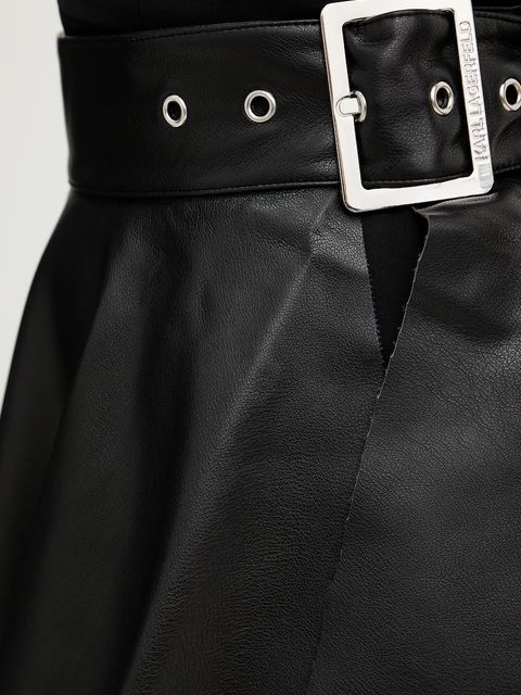 Karl Lagerfeld sukienka kolor czarny midi rozkloszowana B1W13002