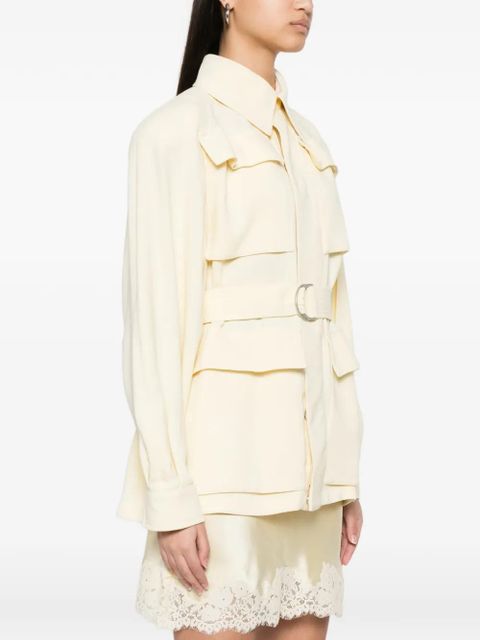 WARDROBE.NYC Safari belted jacket - Yellow