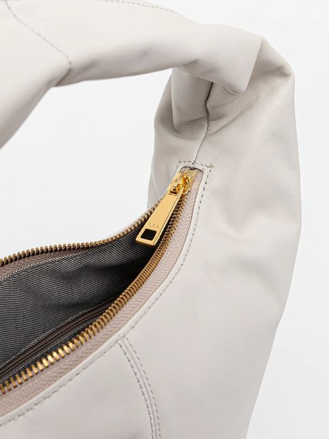 Furla torebka skórzana kolor beżowy WB01676.BX3168.1704S1002 - zdjęcie produktu nr 2