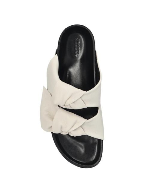 ISABEL MARANT Lennyo Bow mules - White - zdjęcie produktu nr 2