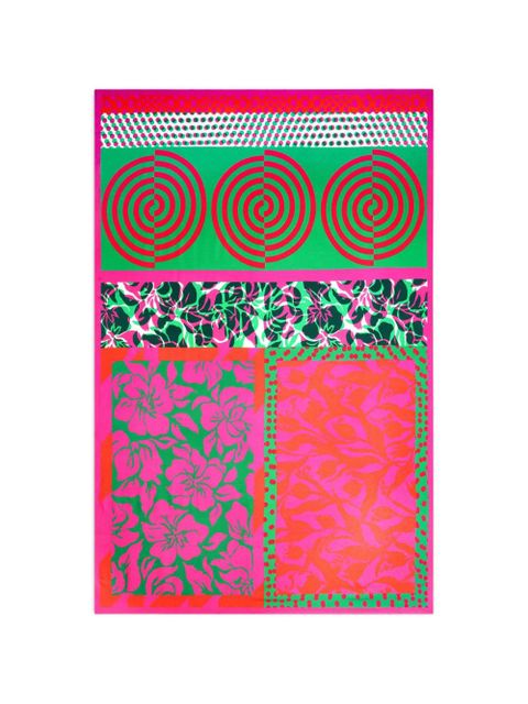 DRIES VAN NOTEN printed pareo - Pink - zdjęcie produktu nr 1