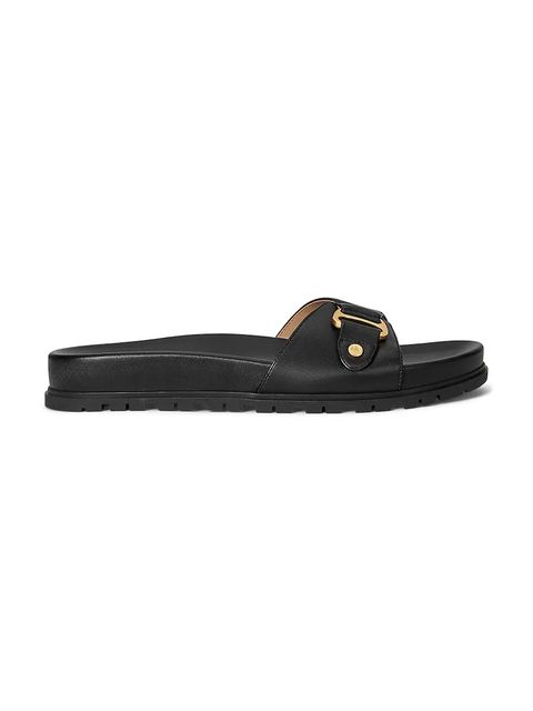 Lauren Ralph Lauren klapki damskie skórzane Tasha Slide - zdjęcie produktu nr 2