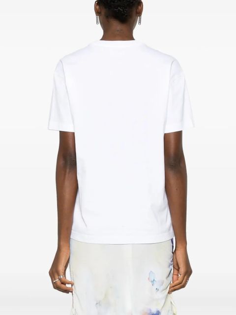 Off-White Bookish logo-print cotton T-shirt