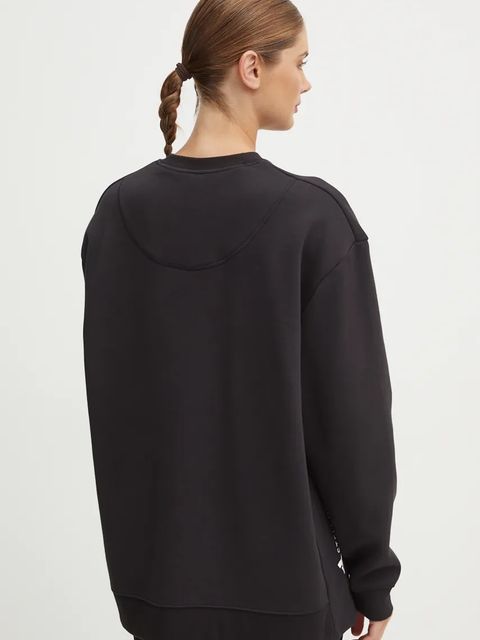 adidas by Stella McCartney bluza dresowa kolor czarny gładka IW6321